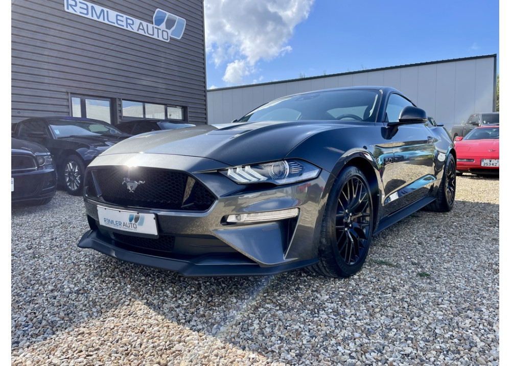 EN STOCK - Ford Mustang GT V8 5.0L - Boite auto - 2018 - MALUS INCLUS - EN STOCK