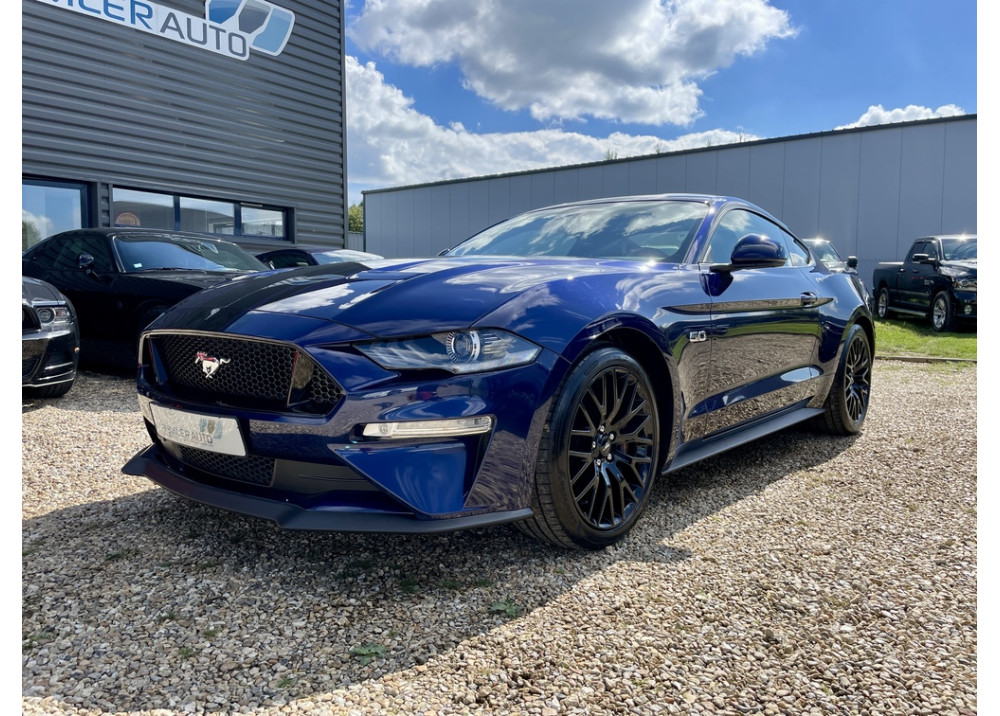 EN STOCK - Ford Mustang GT V8 5.0L - Boite mécanique - 2018 - MALUS INCLUS