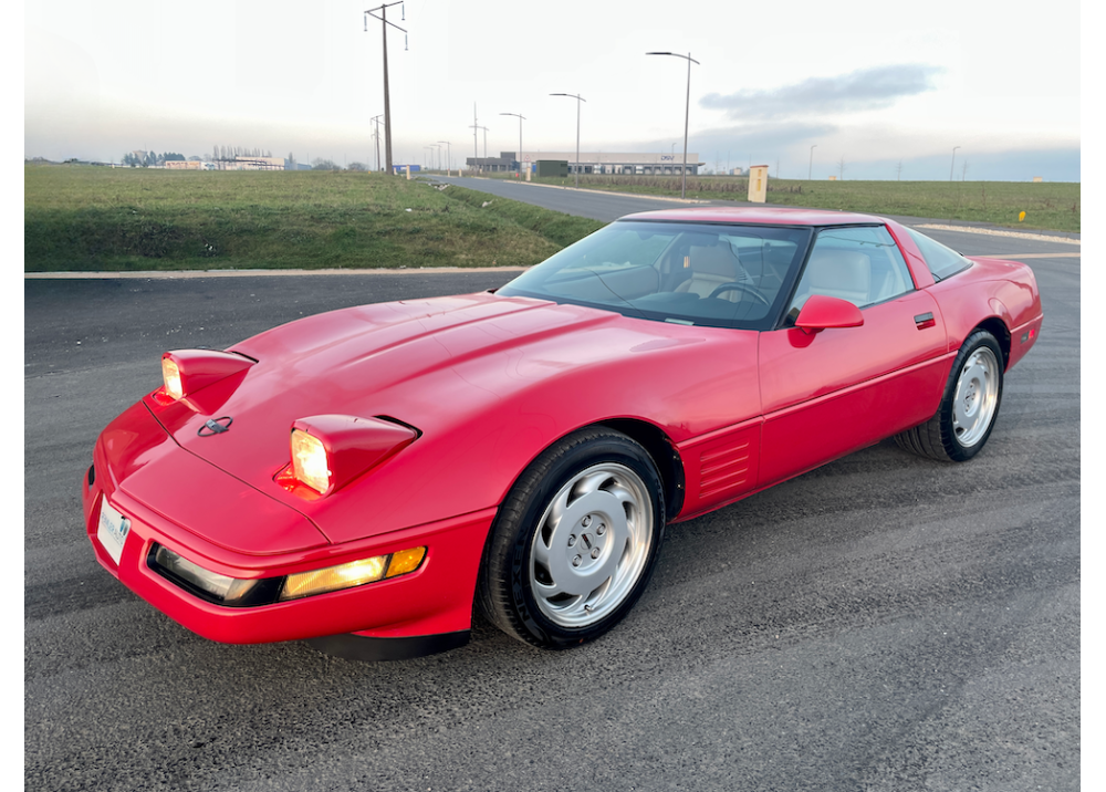 EN STOCK - Chevrolet Corvette C4 V8 5.7L LT1 de 1992 - Automatique - TTOP amovible